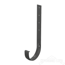 Кронштейн желоба металлический для водостока 300 мм Деке Премиум RAL 7024 графит