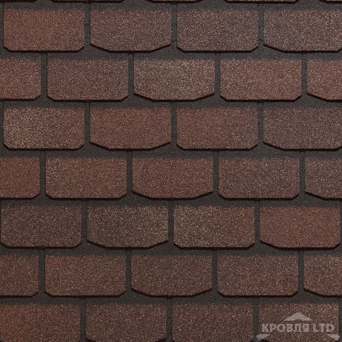 Гибкая черепица Дёке серия PREMIUM коллекция ЖЕНЕВА цвет Арахис