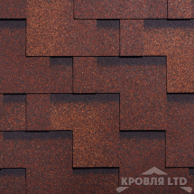 Гибкая черепица Ruflex  серия Премиум коллекция Runa Premium цвет Терракота