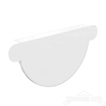 Заглушка желоба водостока Проект 185/150 Ral 9003 Белый