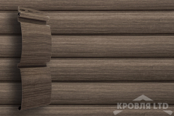 Сайдинг виниловый   GL Tundra Блок хаус трехслойный кедр 3,0 м