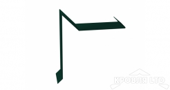 Планка торцевая для мягкой кровли S5, Полиэстер RAL 6005 зеленый мох,толщина 0,45