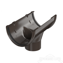 ТН ПВХ D125/82 ММ ВОРОНКА ЖЕЛОБА  ТЕМНО-КОРИЧНЕВЫЙ  Rall 8019