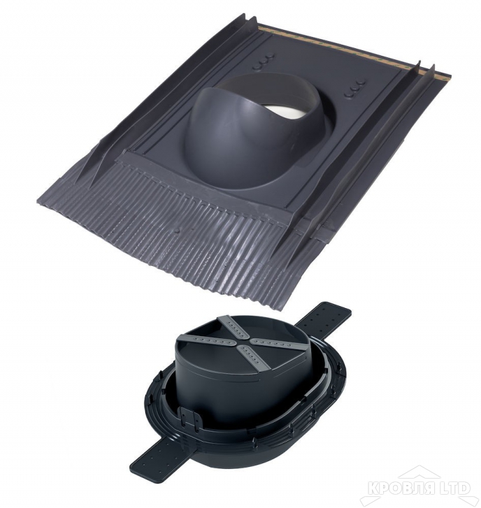 UNIVERSAL 2К проходной элемент цвет серый