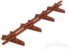 Снегозадержатель Roofsystems серия  ELITE 40*20, Полиэстер RAL 8004
коричневая медь, 3м