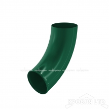 Отвод трубы для водостока Аквасистем 90мм RAL 6005 зеленый мох
