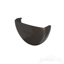 ТН ПВХ D125/82 ММ ЗАГЛУШКА ЖЕЛОБА ТЕМНО-КОРИЧНЕВЫЙ Rall 8019