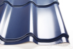 Металлочерепица Супермонтеррей, Colorcoat Prisma Atlantis темно-синий , толщина 0,5