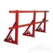 Кровельное ограждение Roofsystems серия ELITE H-600 40*20, Полиэстер RAL 3011 коричнево-красный, 3м