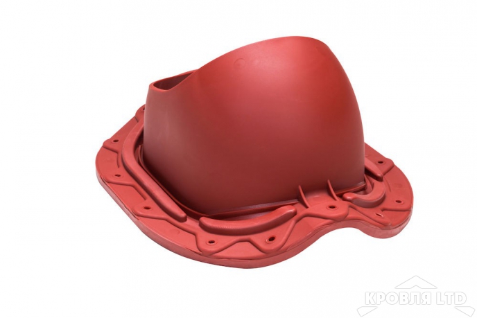 Основание для вентиляционной трубы Vilpe  MUOTOKATE 110 –160 цвет бордо для металлочерепицы