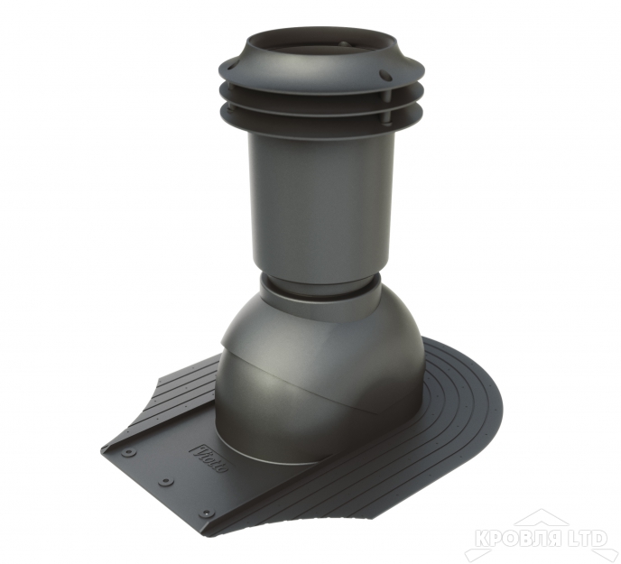Выход вентиляции канализации Viotto для мягкой кровли при монтаже rall7024.