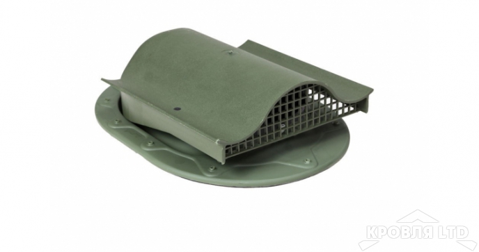 Аэратор кровельный CLASSIK - KTV  цвет зеленый для гибкой черепицы или фальцевой кровли