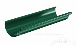 Желоб полукруглый для водостока Аквасистем 3 м 150мм. RAL 6005 зеленый мох