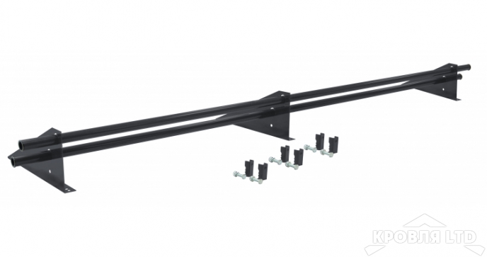 Снегозадержатель для фальцевой кровли Optima RAL 7024 3м