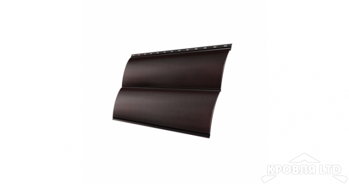 Сайдинг металлический Венец, Полиэстер RAL 8017 шоколад, толщина 0,45