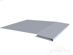 Планка начальная, Полиэстер RAL 9006 бело-алюминиевый, толщина 0,45