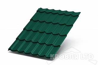 Профиль декоративный  Монтерра, VikingMP RAL 6005 зеленый мох, толщина 0,45