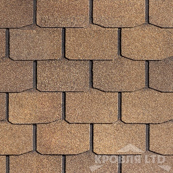 Гибкая черепица Шинглас серия Классик коллекция Модерн цвет Дюна