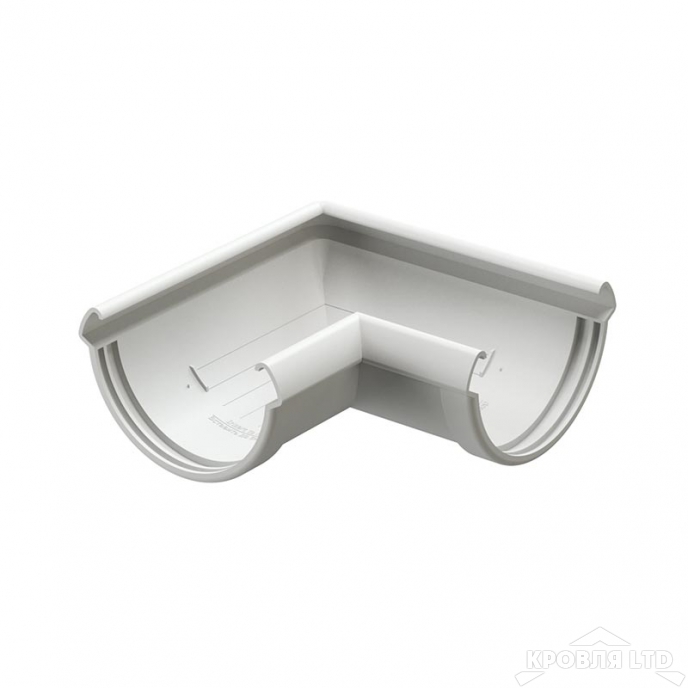 угол желоба наружный 90 градусов Деке Люкс  пломбир