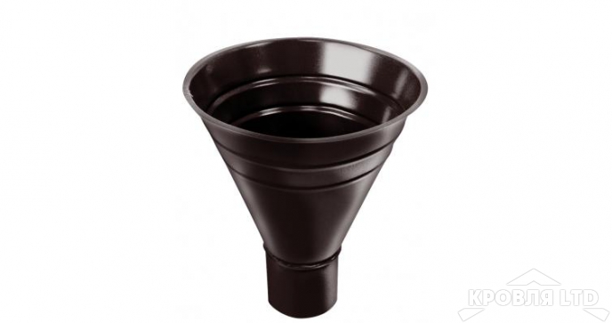 Воронка водосборная, Грендлайн 150/100 мм RAL 8017 шоколад