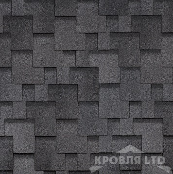 Гибкая черепица Шинглас серия Финская коллекция Аккорд цвет Серый