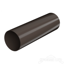 ТН ПВХ D125/82 ММ ТРУБА (1,5 М)  ТЕМНО-КОРИЧНЕВЫЙ  Rall 8019