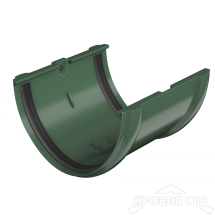 ТН ПВХ D125/82 ММ СОЕДИНИТЕЛЬ ЖЕЛОБА ЗЕЛЕНЫЙ Rall 6005