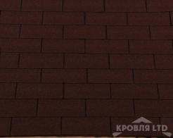 Гибкая черепица Roofshield  серия Family Light коллекция Американ цвет Коричневый