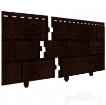 Фасадная панель Ю-ПЛАСТ  "Кирпич" Коричневый