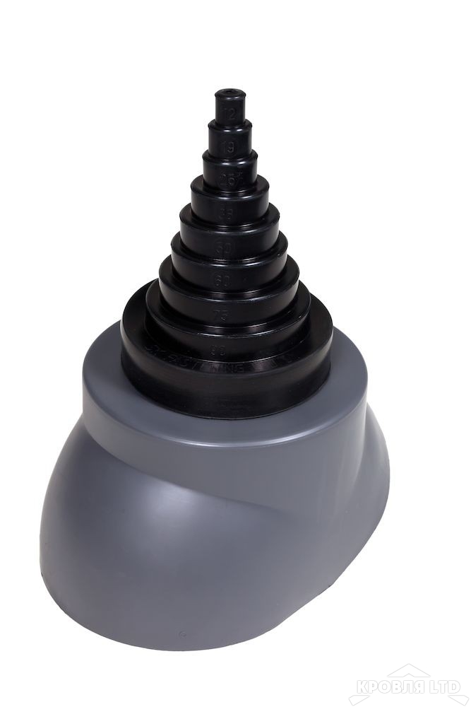 Антенный ворот Vilpe цвет серый (12-100 мм)