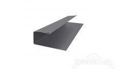 J-Профиль, Полиэстер RAL 7004 сигнальный серый, толщина 0,45