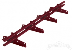 Снегозадержатель Borge 45*25 EURO, Полиэстер RAL 3005красное вино, 3м