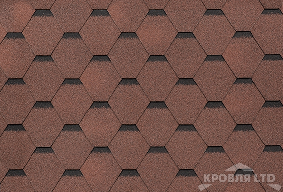 Гибкая черепица Шинглас серия Комфорт коллекция Сальса цвет Личи