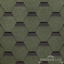 Гибкая черепица Дёке серия STANDARD коллекция Сота цвет Зеленый