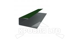 J-Профиль, Полиэстер RAL 6005 зеленый мох, толщина 0,45