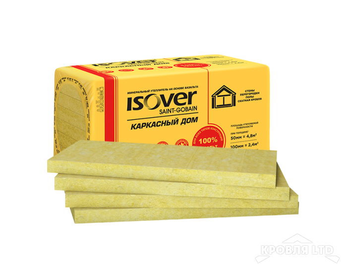 Изовер Стандарт   (каменное волокно) 50*600*1000 0,24м3