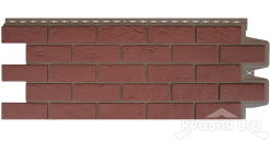 Фасадная панель Grand Line "Состаренный кирпич" Design Plus корица с темно-бежевым швом