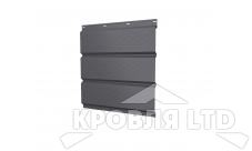 Софит тройной металлический полная перфорация, Полиэстер RAL 7004 сигнальный серый, толщина 0,45