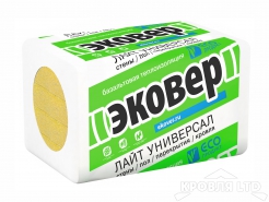 Эковер Лайт универсал (каменное волокно) 100*600*1000  0,36м3