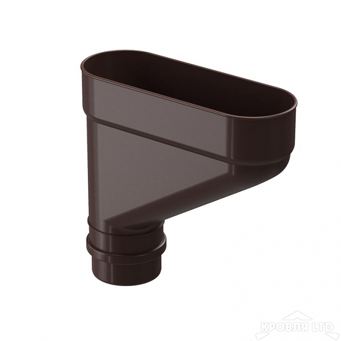 Коллектор для водостока Деке Люкс  шоколад