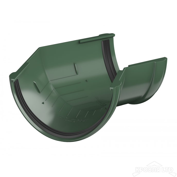 ТН ПВХ D125/82 ММ УГОЛ ЖЕЛОБА 135° ЗЕЛЕНЫЙ Rall 6005