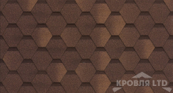 Гибкая черепица Шинглас серия Комфорт коллекция Сальса цвет Кокао