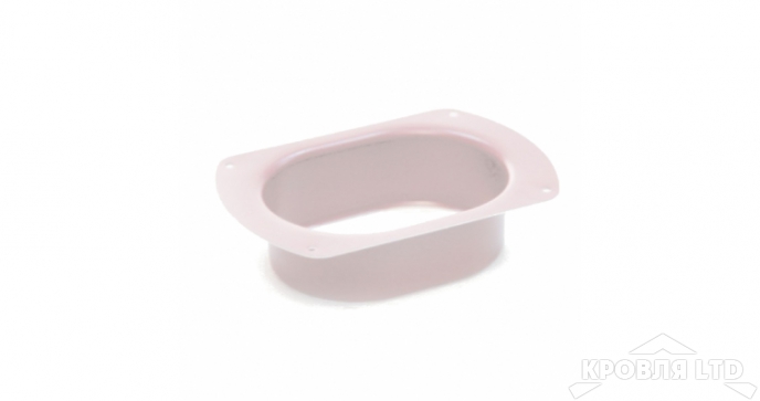 Воронка врезная Vortex 125/90 RAL 9003 белый