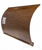 Сайдинг металлический "Одноволновый Венец" под дерево GOLD004 0,45