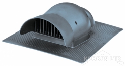 Кровельный вентиль Krovent KTV серый для гибкой черепицы