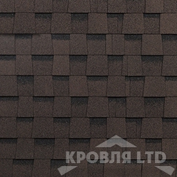 Гибкая черепица Шинглас коллекция Фазенда цвет Коричневый