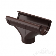 Воронка для водостока Деке Люкс  шоколад