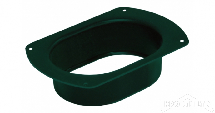 Воронка врезная Vortex 125/90 RAL 6005 зеленый мох