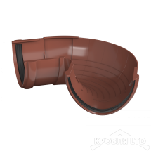 ТН ПВХ D125/82 ММ УГОЛ ЖЕЛОБА, РЕГУЛИРУЕМЫЙ 90°-150° КРАСНЫЙ Rall 8004