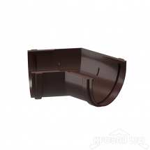 Угол желоба наружный для водостока 135 градусов Деке Премиум  шоколад